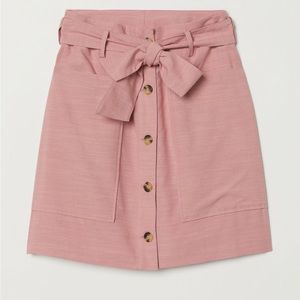 H&M Lyocell-blend utility skirt Vintage pink size XS